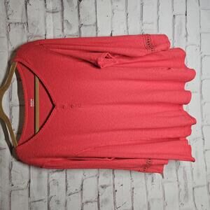 Avenue Coral Summer Sweater